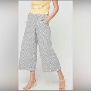 Aritzia Wilfred Stripped Wide-Leg Women's Pants
